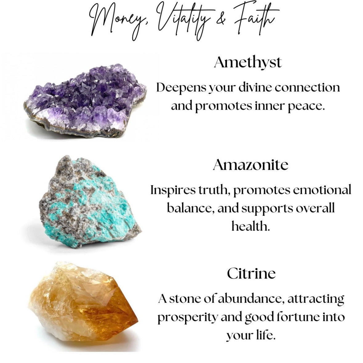 Amethyst, Amazonite, & Citrine Macrame Bracelet