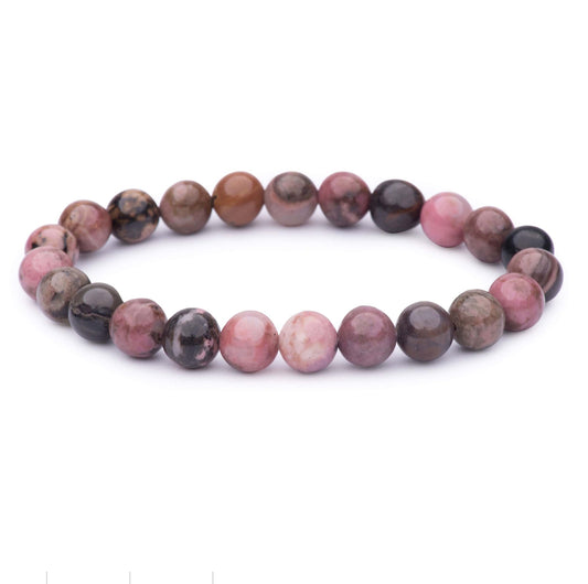 Rhodonite Crystal Power Bracelet
