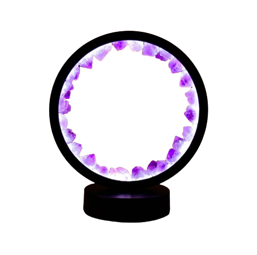 Amethyst Black Lamp