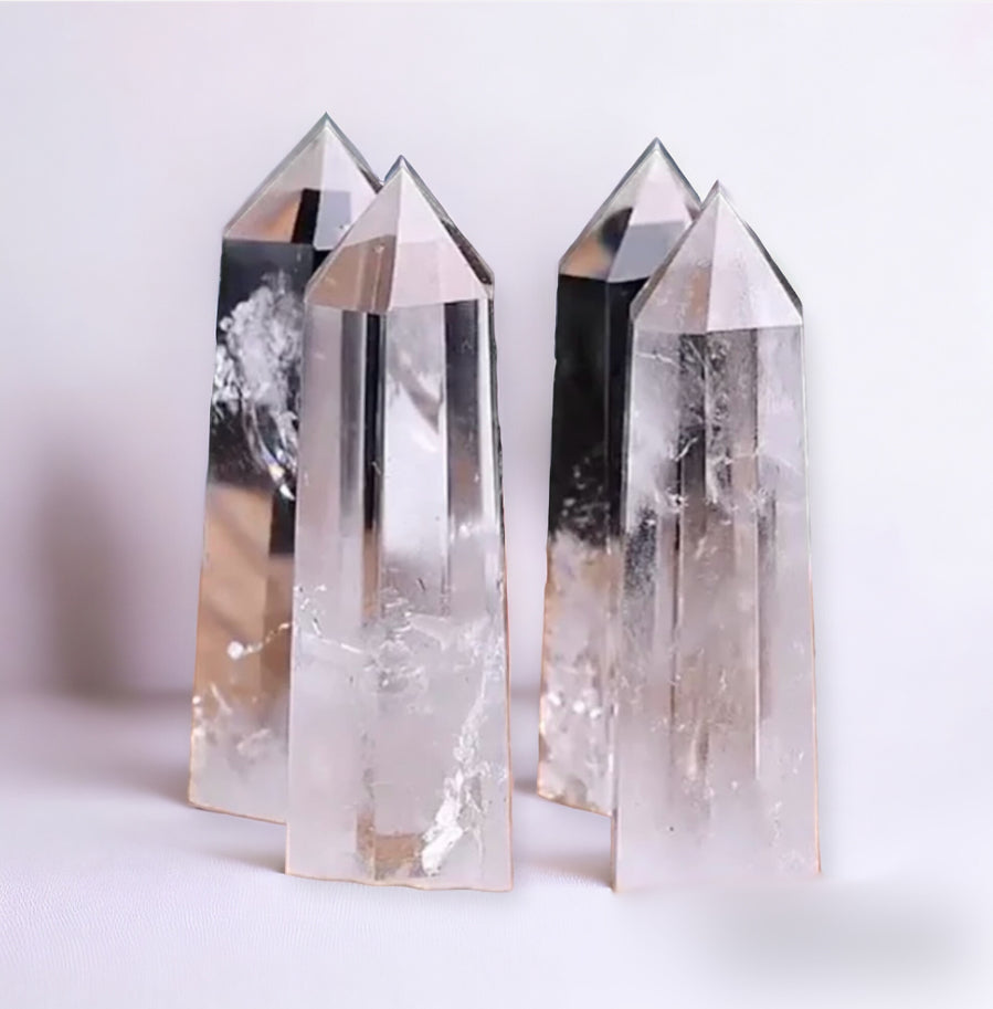 Clear Quartz Healing Tower