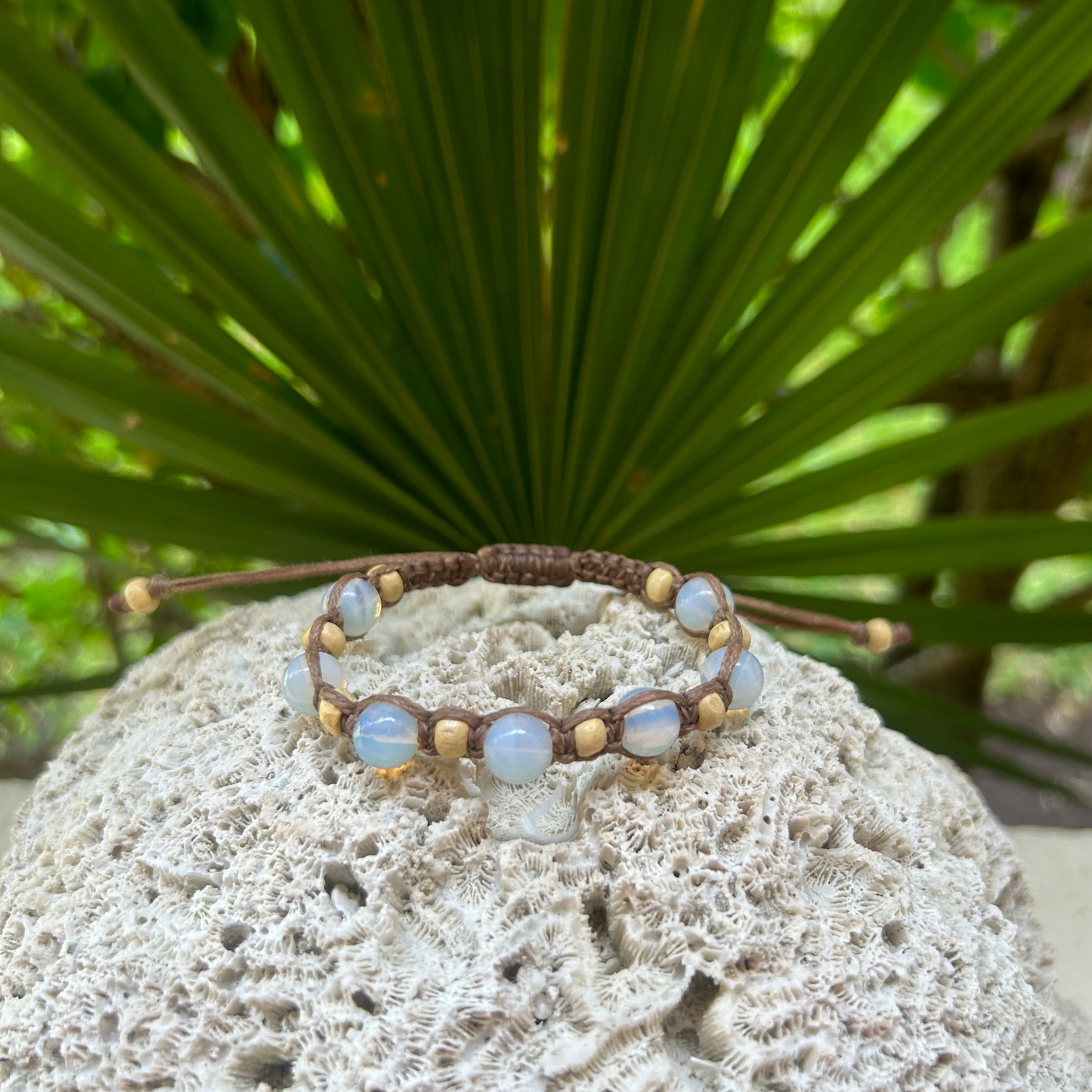 Opalite Macrame Bracelet