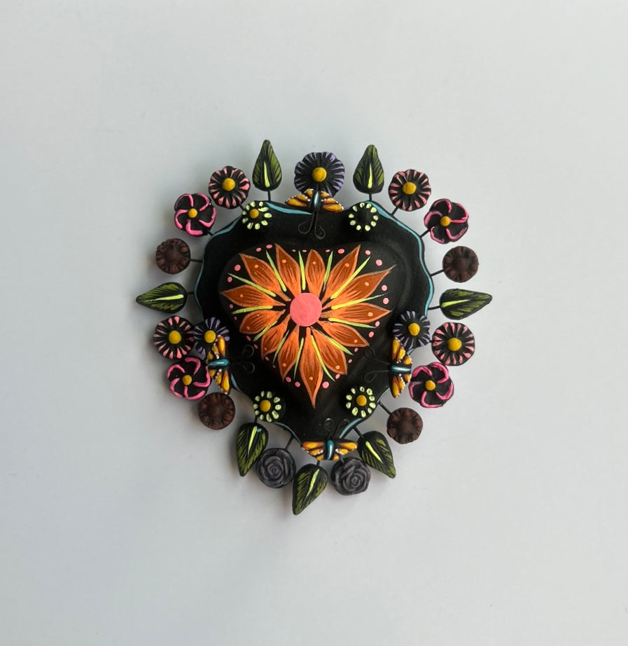 Clay Small Heart 0010