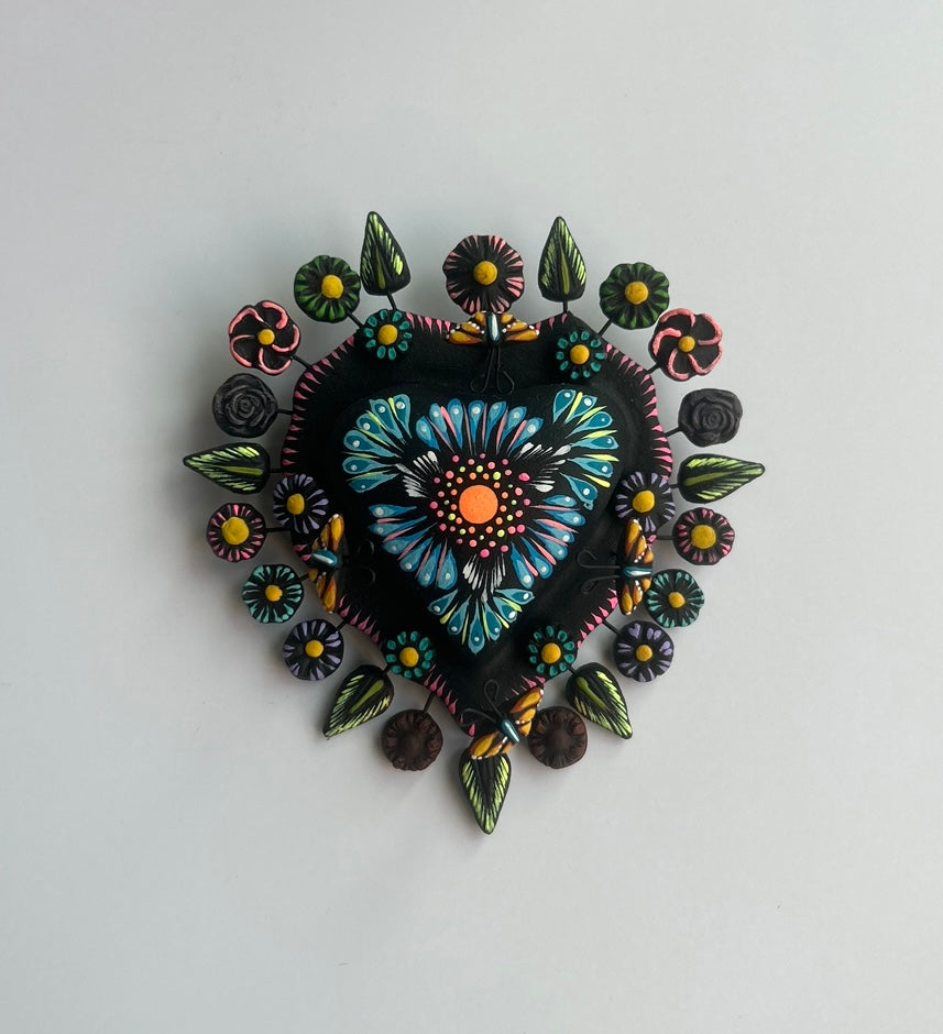 Clay Small Heart 0038