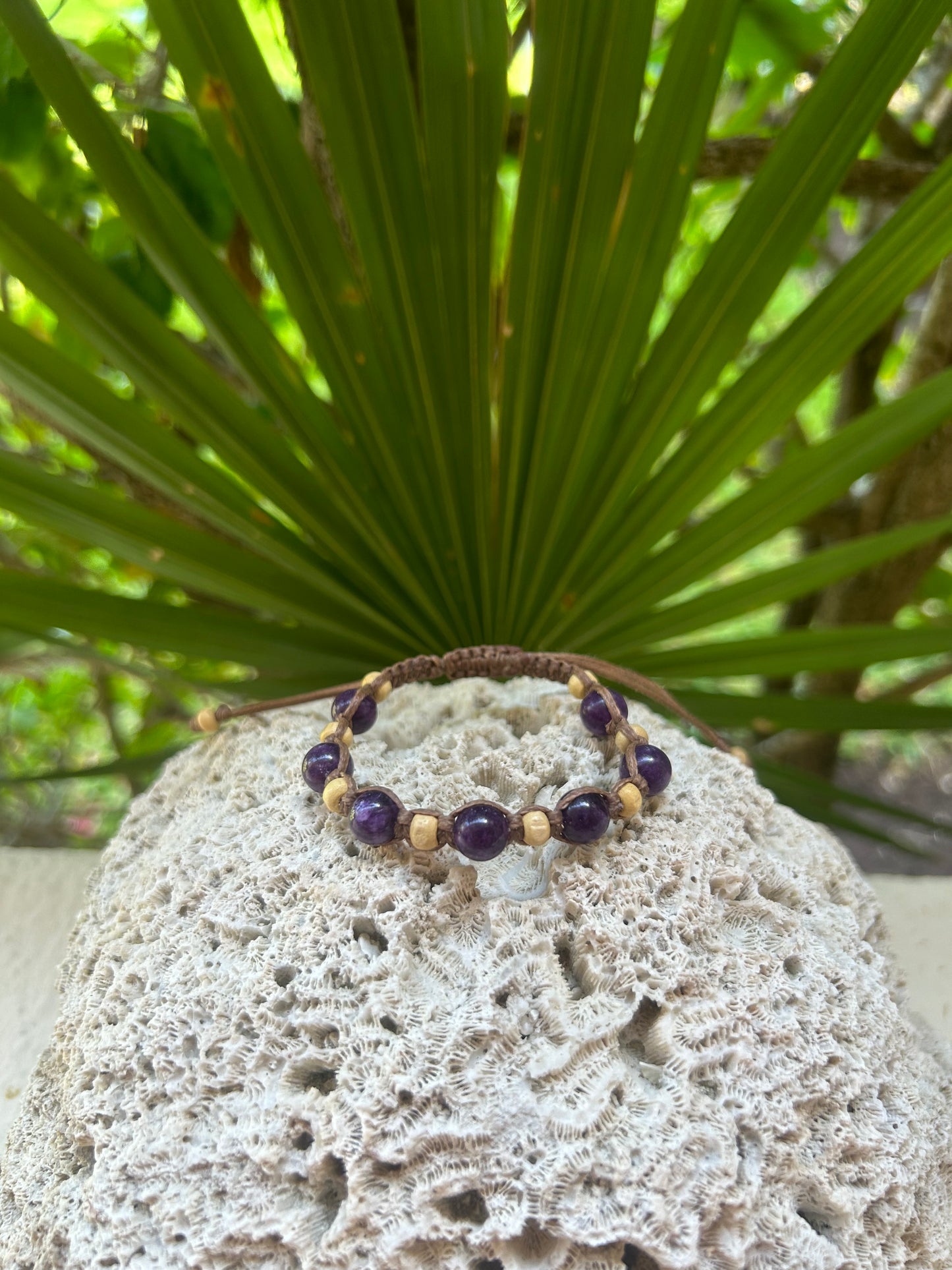 Sugilite Macrame Bracelet