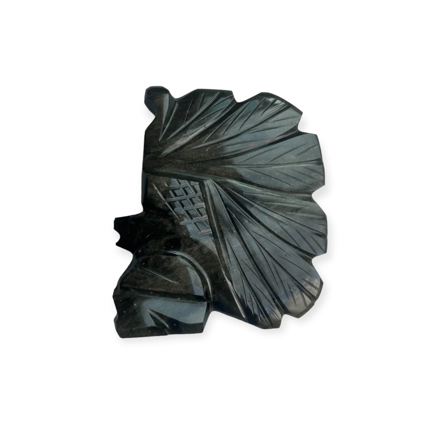 Golden Obsidian Figurine