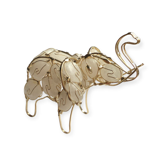 Clear Quartz Elephant Big