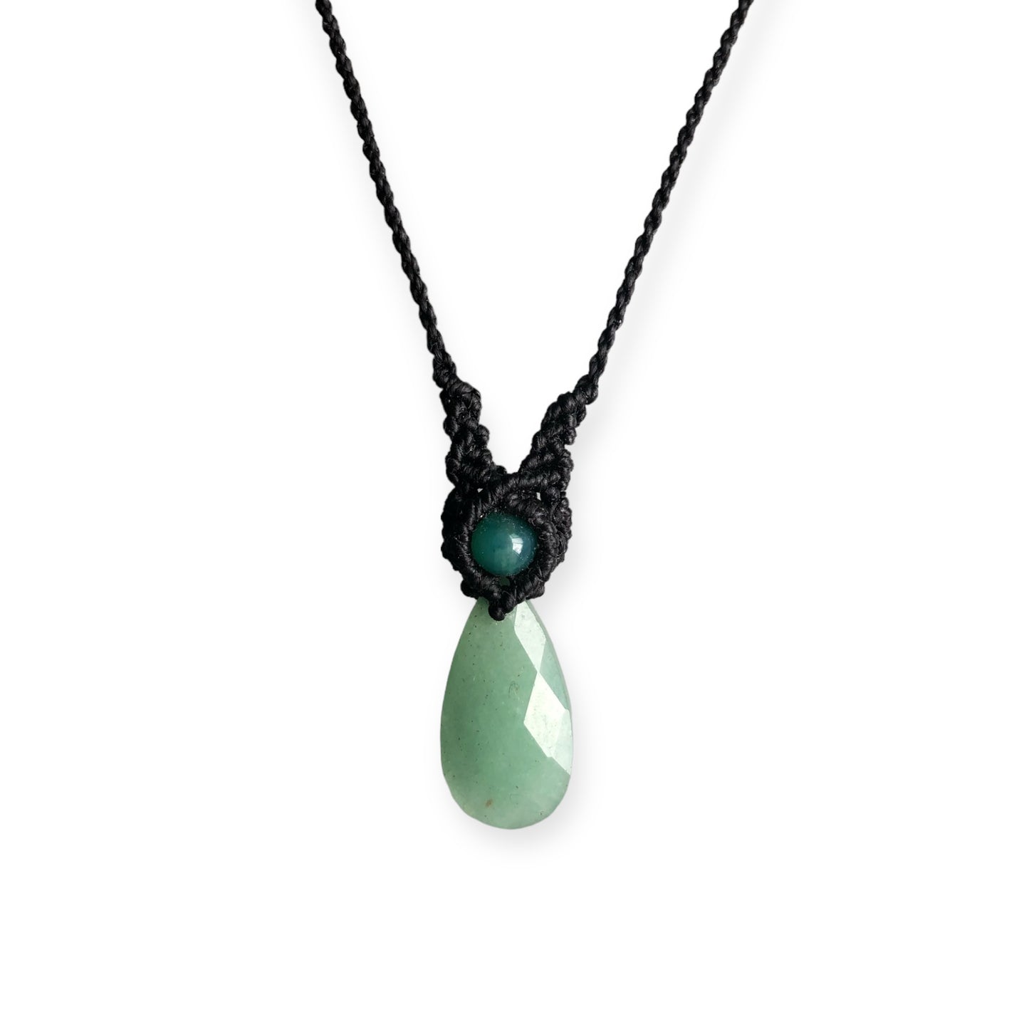 Aventurine Macrame Necklace