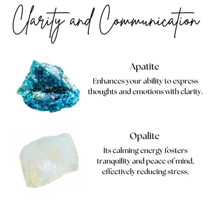 Apatite & Opalite Macrame Bracelet