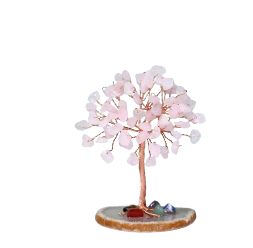 Quartz Tree Rose Quartz Medium