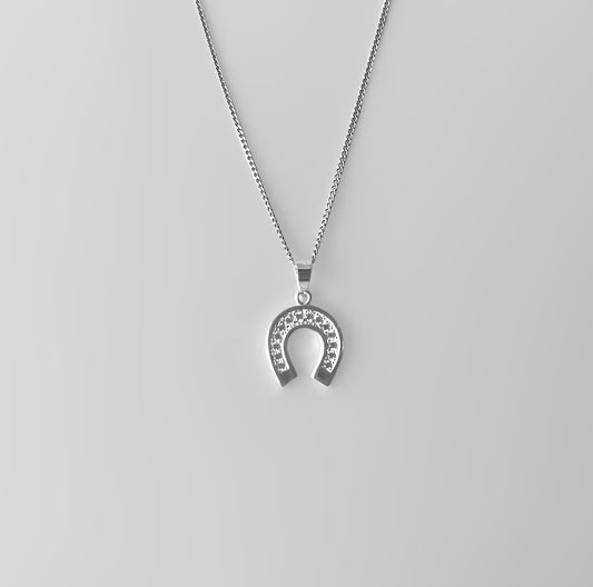 Silver Pendant Horseshoe