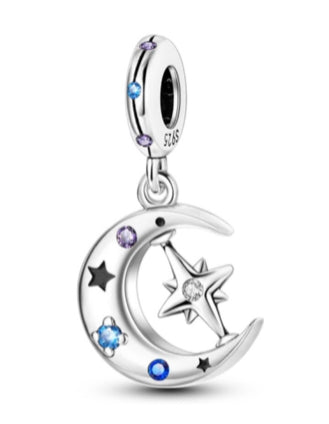 Moon & Star Charm