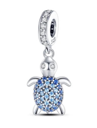 Blue Turtle Charm