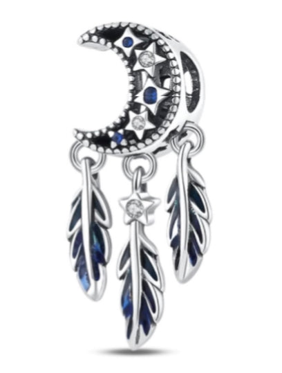 Dream Catcher Moon & Stars Charm